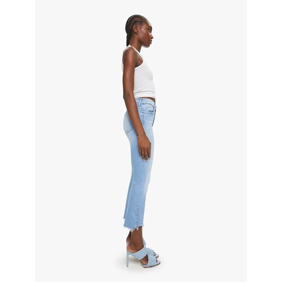 MOTHER Light Blue Ankle & Cropped Jeans - Picture 3 of 8